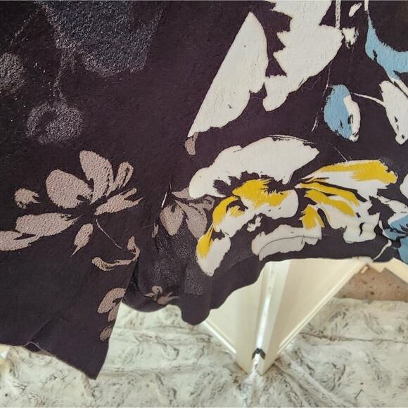 YUMI KIM BLACK FLORAL ROMPER NEW SIZE MED - Picture 4 of 9